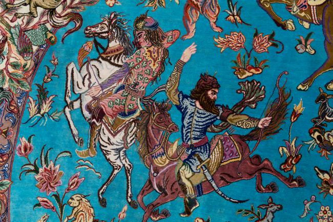 Qum Silk Signed Rezaei - 8