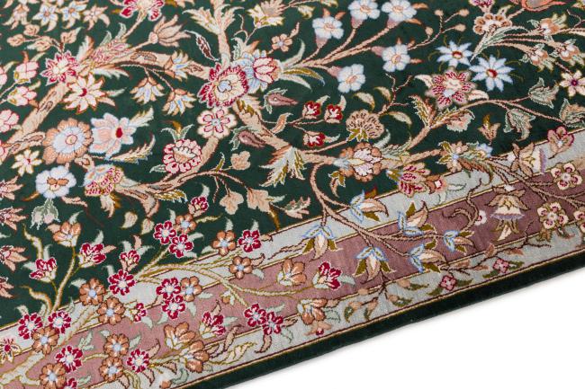 Qum Silk Signed Motevasel - 4