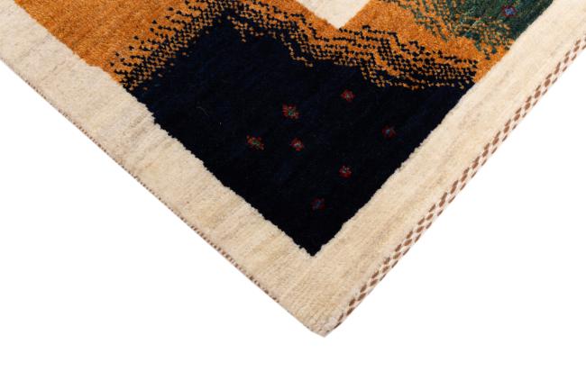 Perzsa Gabbeh Kashkuli Banafsheh - 5