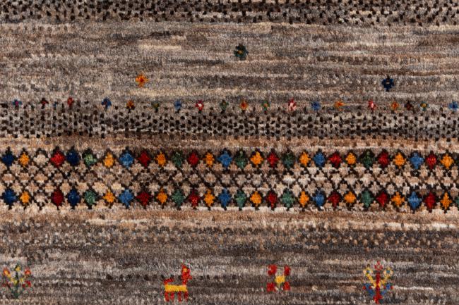 Perzsa Gabbeh Kashkuli Banafsheh - 7