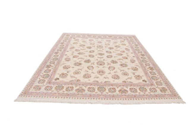 Tabriz 60Raj Chaîne de Soie - 1