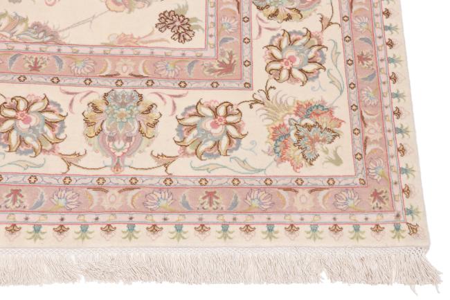 Tabriz 60Raj Chaîne de Soie - 5