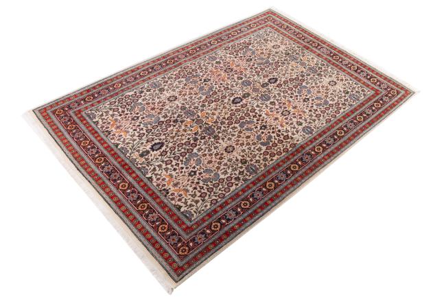 Y3574 中国ヘレケ シルク100% 手織り240段 89×61㎝ ヘレケ シルクカーペット 240x167 cm – 手作りのユニークな作品 (ID
