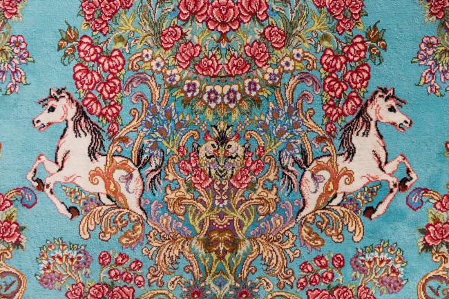 Ghom de Seda Firmado Mozafarodin 544 - 5