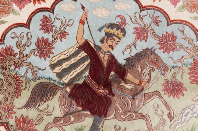 Qum Silk Signed Sadeghzadeh - 4