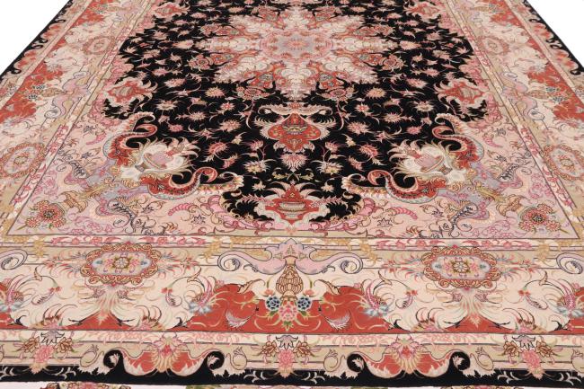 Tabriz 50Raj Chaîne de Soie - 3