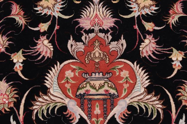 Tabriz 50Raj Chaîne de Soie - 8