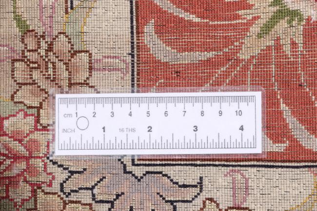 Tabriz 50Raj Chaîne de Soie - 14