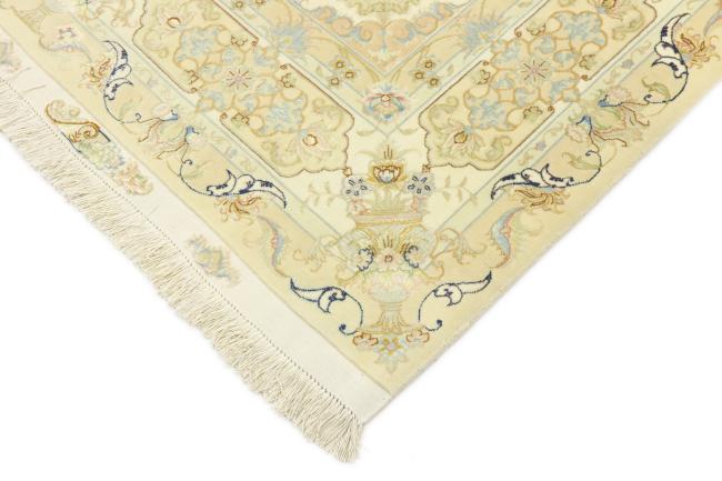 Tabriz 60Raj Signed Silkerenning - 4