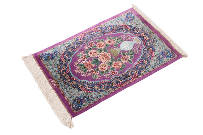 Qum Silk Signed Rajabian - 1