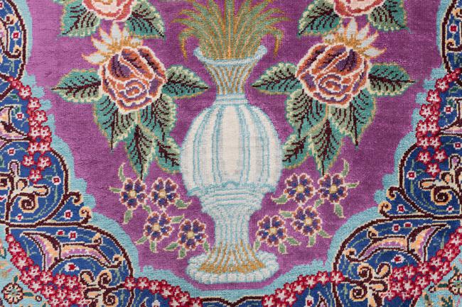 Qum Silk Signed Rajabian - 5
