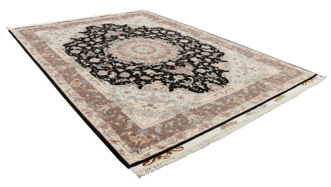 Tabriz 50Raj Chaîne de Soie - 2