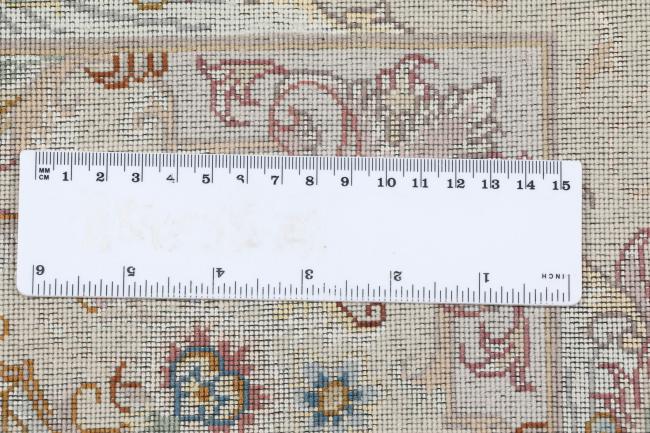 Tabriz 50Raj Chaîne de Soie - 8