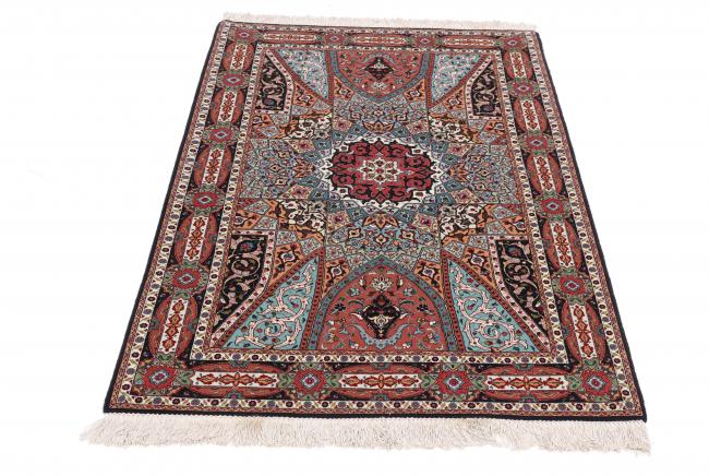 Tabriz 60Raj Gumbad Silk Warp - 1