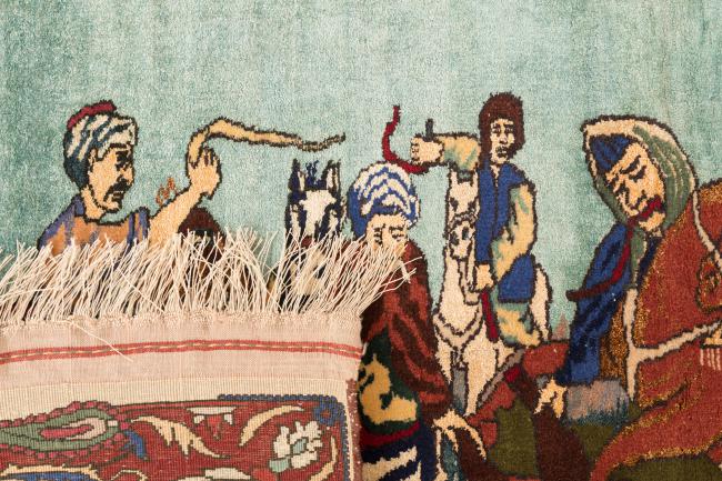 Afghan Mauri Zijden Pool - 6