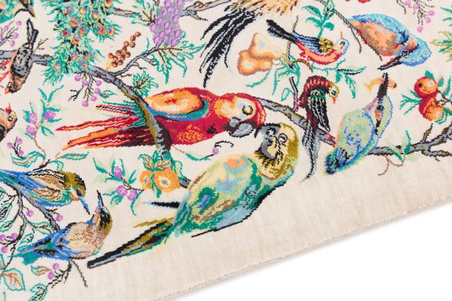 Qum Silk Signed Farsh Taban - 4