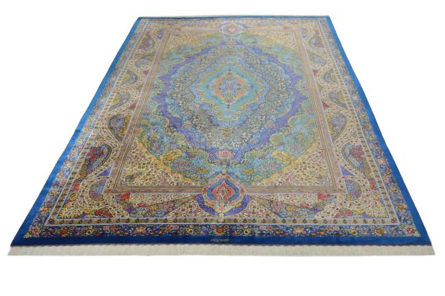 Ghom μετάξι Signed - 7