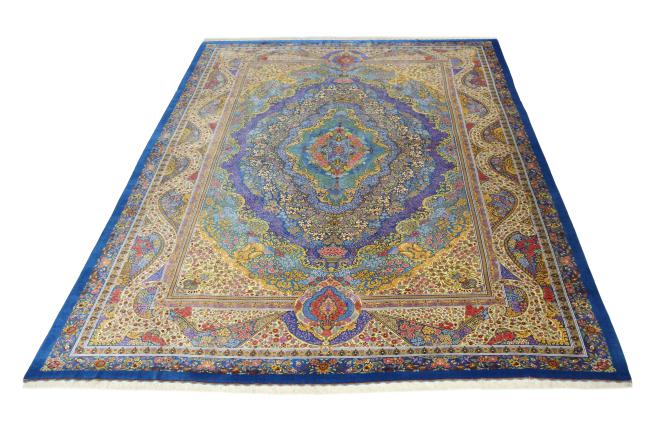 Ghom μετάξι Signed - 10