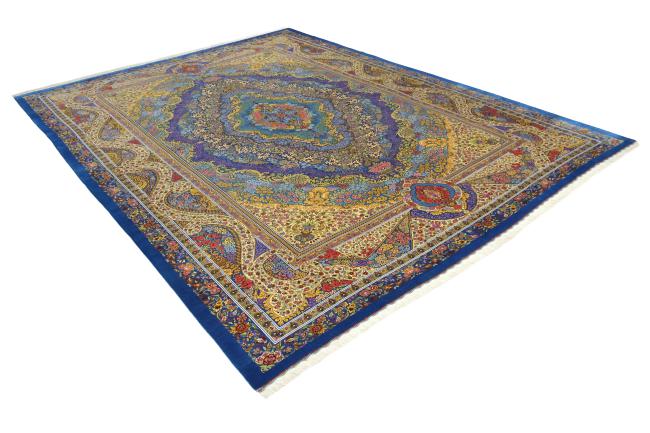 Ghom μετάξι Signed - 13