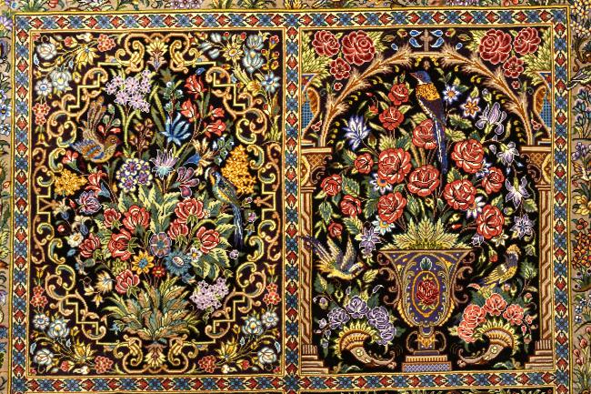 Ghom Selyem Signed - 3