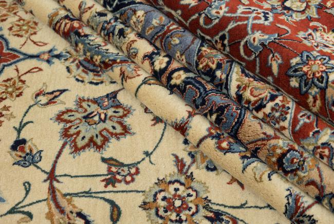 Isfahan Semi Antiek Silk Zijdenkette - 8