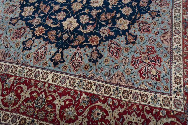 Isfahan Antico Ordito in Seta - 6