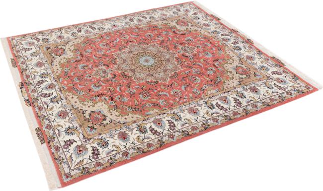 Tabriz 60Raj Signed Silk Warp - 2