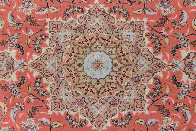 Tabriz 60Raj Signed Silk Warp - 7