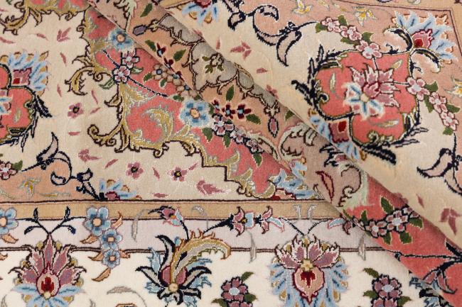 Tabriz 60Raj Signed Silk Warp - 9