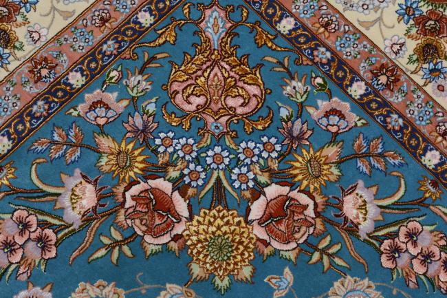 Isfahan Signed Rajai Silk Warp - 1