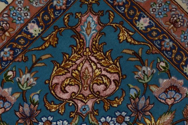 Isfahan Signed Rajai Silk Warp - 3