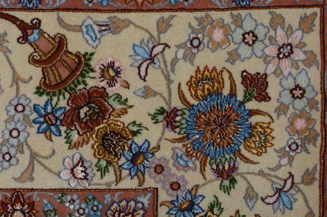 Isfahan Signed Rajai Silk Warp - 4