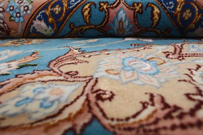 Isfahan Signed Rajai Silk Warp - 6
