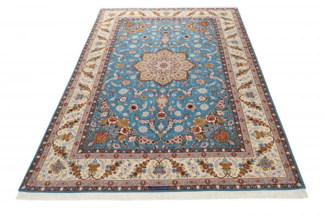 Isfahan Signed Rajai Silk Warp - 8