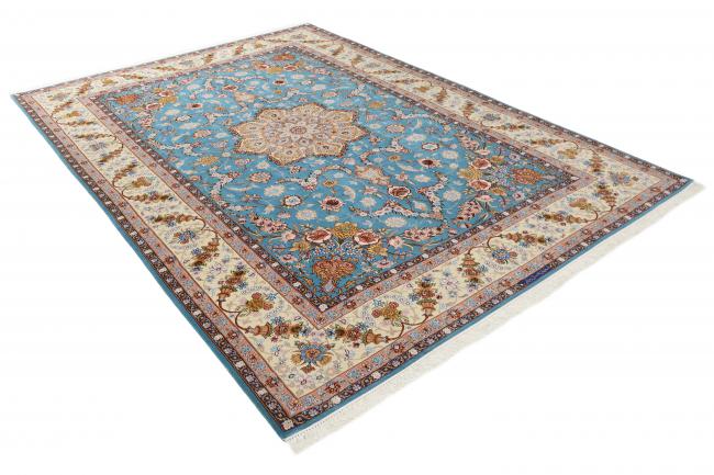 Isfahan Signed Rajai Silk Warp - 10