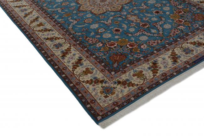 Isfahan Signed Rajai Silk Warp - 11