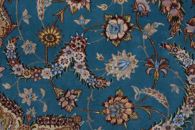 Isfahan Signed Rajai Silk Warp - 15