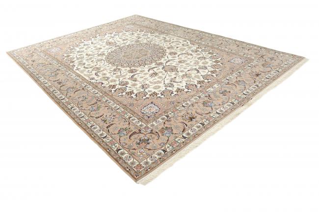 Isfahan Signed Davari Silk Warp - 10