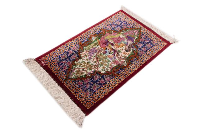 Qum Silk Signed Toluei - 1