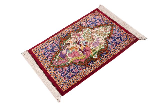 Qum Silk Signed Toluei - 2
