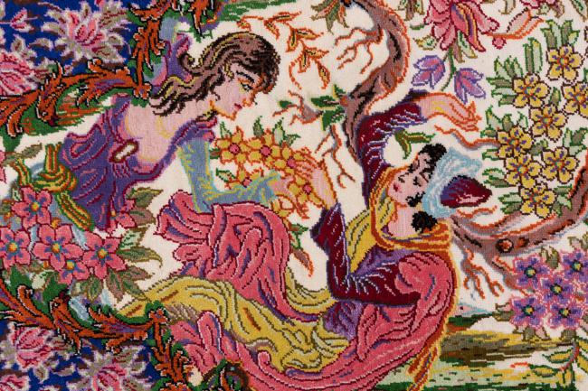 Qum Silk Signed Toluei - 5