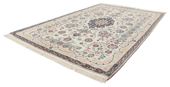 Isfahán Antiguo Urdimbre de Seda - 3