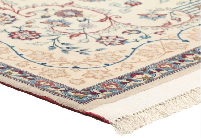 Isfahán Antiguo Urdimbre de Seda - 6