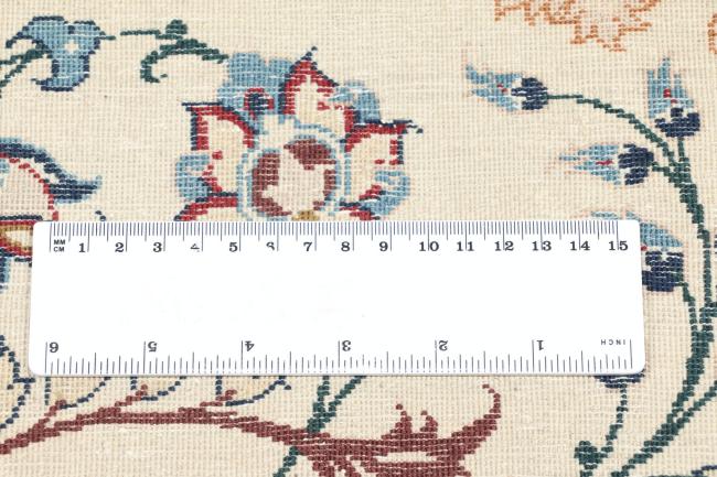 Isfahán Antiguo Urdimbre de Seda - 8