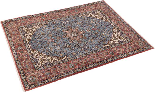 Isfahan Old Signed Silk Warp - 2
