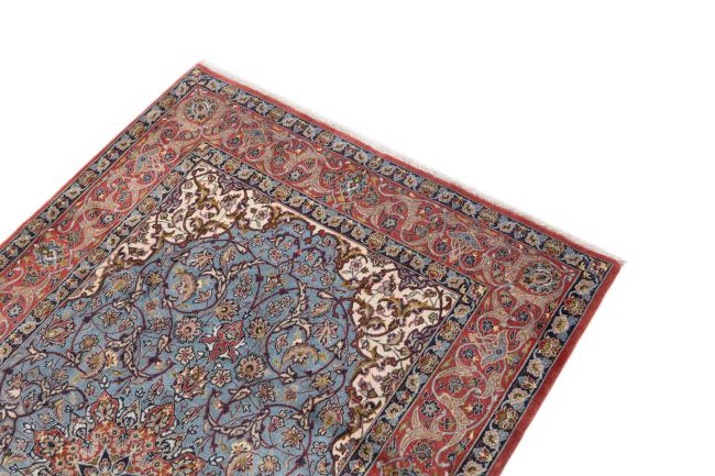 Isfahan Old Signed Silk Warp - 3