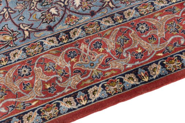 Isfahan Old Signed Silk Warp - 4