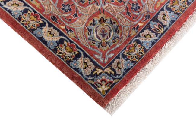 Isfahan Old Signed Silk Warp - 5
