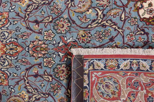 Isfahan Old Signed Silk Warp - 6