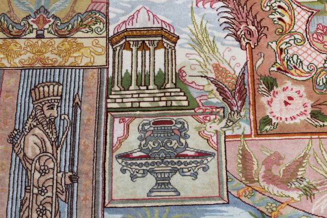 Tabriz Bild 50Raj Silk Warp - 1